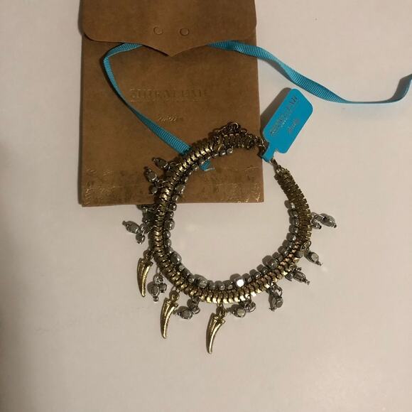 Shiraleah Chicago jewelry - Anthropologie - Livia ankle bracelet in gold NEW - Picture 1 of 4